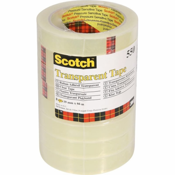 Scotch Kancelářská páska Scotch 550 19mm/66m transparentn...