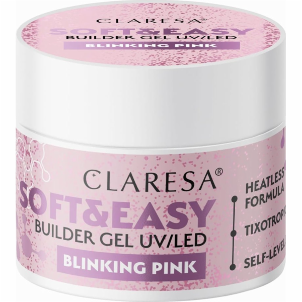 Activeshop Claresa stavební gel Soft&Easy gel blikající r...