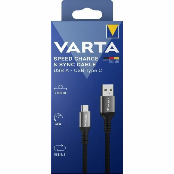 Varta USB kabel Varta Ladekabel Speed Charge & Sync USB-A...