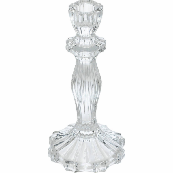 Atmosphera Skleněný svícen křišťál, 20 cm