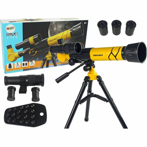 Lean Sport Vědecký a vzdělávací dalekohled s držákem na t...