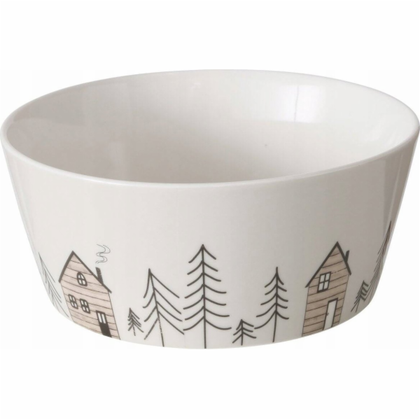 Boltze Miska s motivem zimního stromu HOMEWOOD, O15 cm