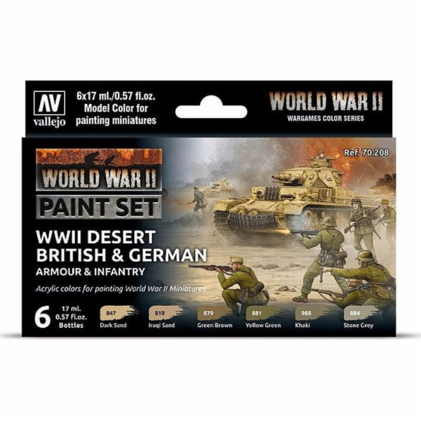 Vallejo Vallejo: 70.208 - Model Color - Pouštní britské a...