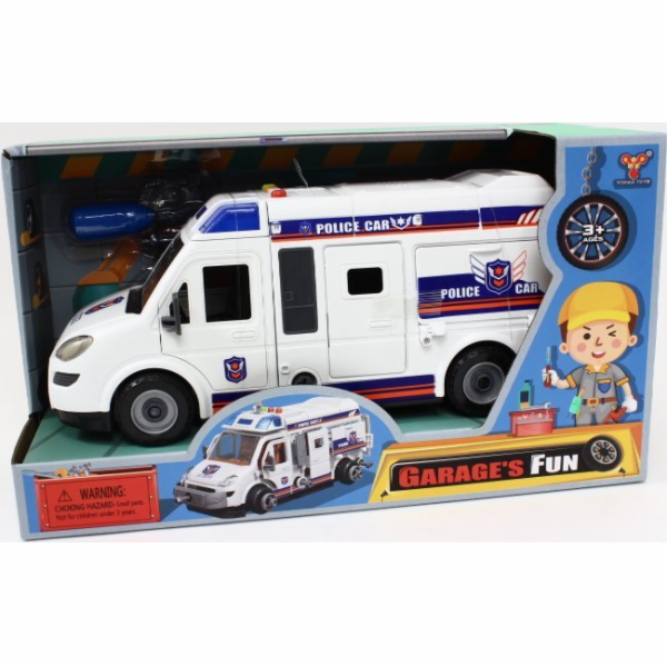 Hipo Auto policejní světlo/zvuk odšroubované YW8088A 09998
