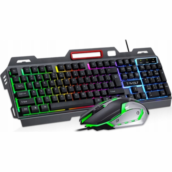 ExtraLink Herní sada EXTRALINK TF600 2v1 LED klávesnice +...