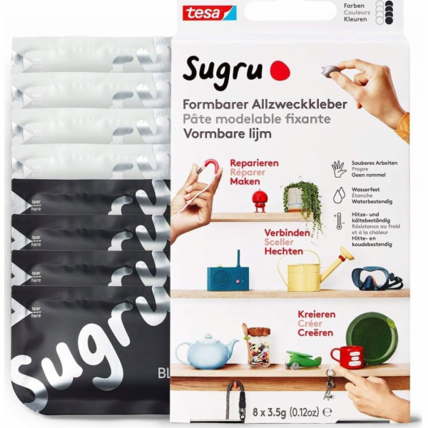 Tesa Lepicí pistole tesa Sugru tvarovací univerzální lepi...