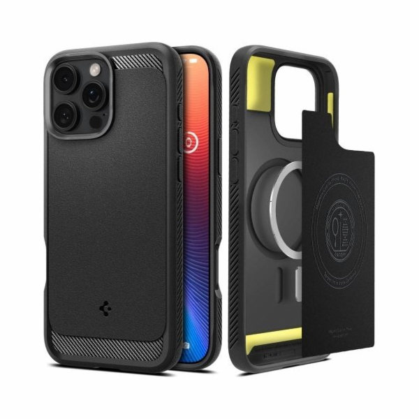 Spigen Rugged Armor iPhone 16 Pro černý/černý matný ACS08115