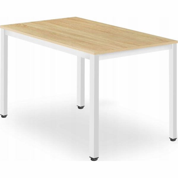 Leobert Stůl TESSA 120cm x 60cm - dub / bílé nohy