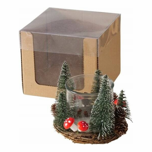 Boltze Vánoční svícen POHÁDKA, výška 13,9 cm