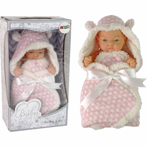 LeanToys Sweet Baby Doll Pink Mašlička zavinovačka