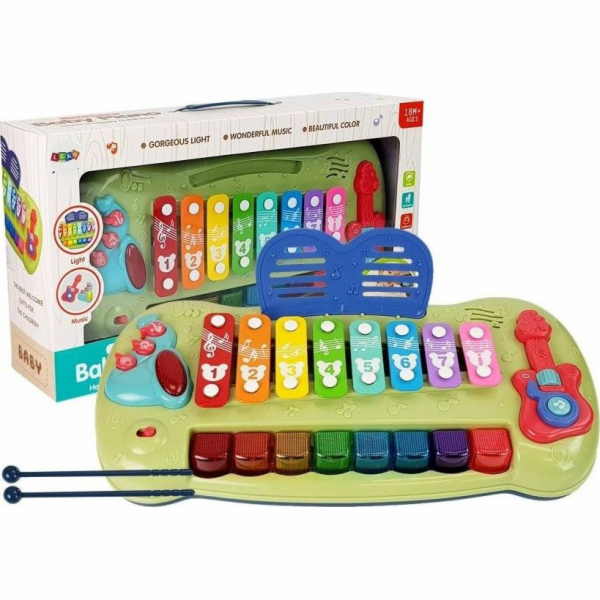 Lean Sport Činely Baby Piano s podsvícenými klávesami (8473)