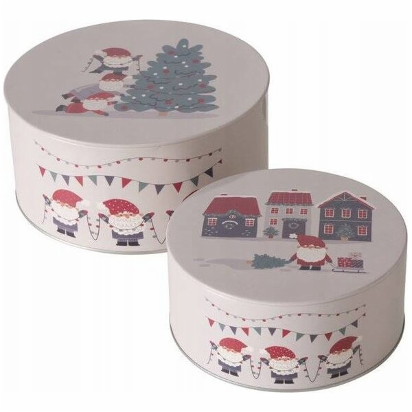 Boltze Home Sada dvou úložných dóz MONTI, O 16-20 cm
