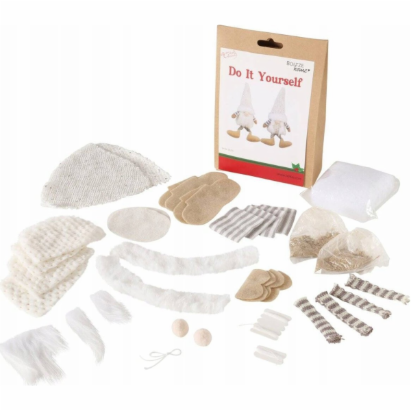 Boltze Home Sada na výrobu ozdob DIY, 2 skřítci, 22 cm
