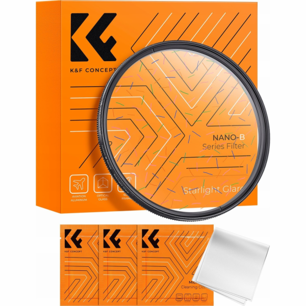 K+F filtr proti oslnění hvězdami, barevné duhové odlesky,...
