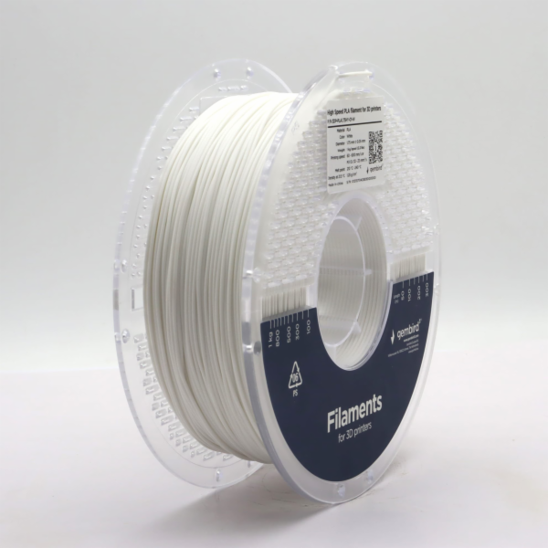 Gembird GEMBIRD Filament PLA High Speed bílá 1 75 mm 1 kg