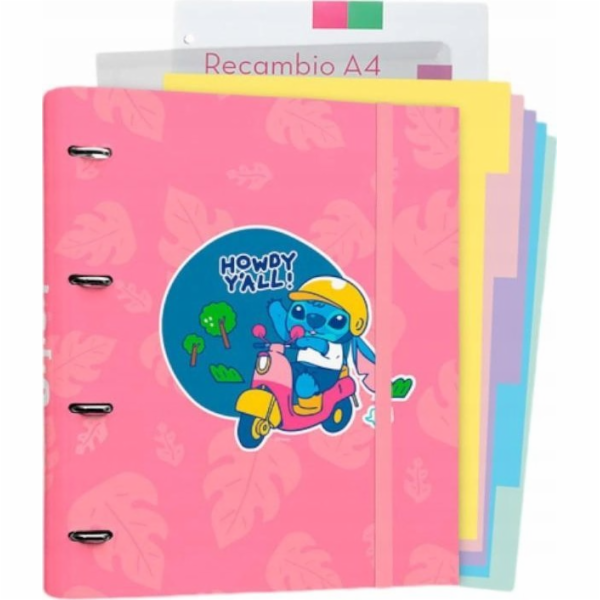 Disney Pořadač Disney Stitch - pořadač A4 s listy (4 krou...