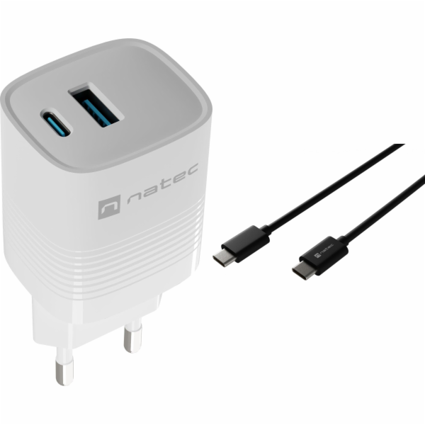 Natec Nabíječka Ribera 1x USB-A 1x USB-C 3 A (NUC-2140) +...