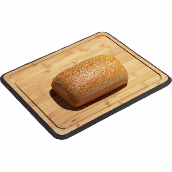 Kesper Bambusové prkénko s černým okrajem a drážkou