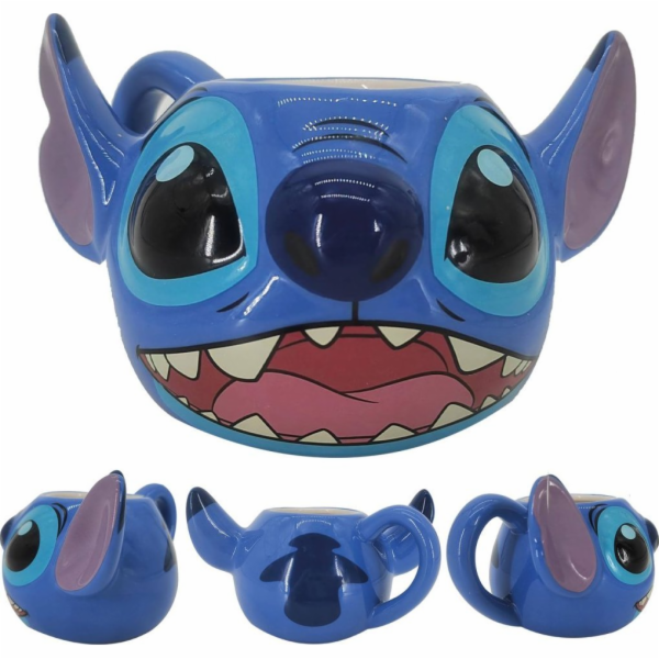 Pyramid Lilo & Stitch - 3D keramický hrnek
