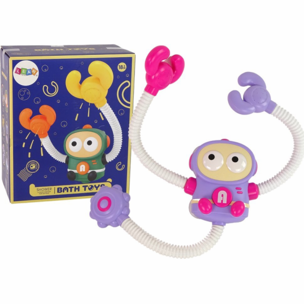 LeanToys hračka do vany, krab, kosmonaut, sprcha na baterie