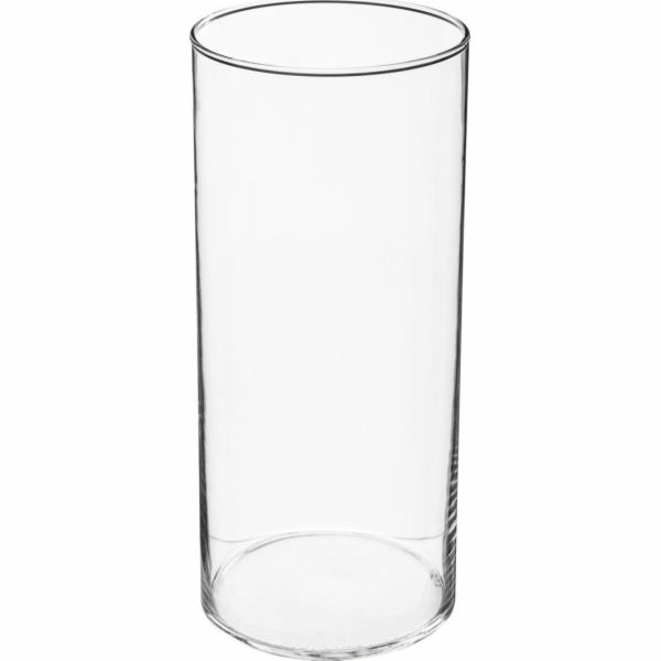 Atmosphera Skleněná váza VÁLEC, 30 cm