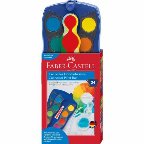 Faber-Castell Akvarelové barvy Connector 12 barev