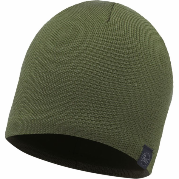 Buff Pletená čepice Knitted Polar Solid Military zelená (...