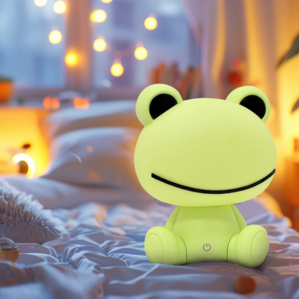 Sanico Noční světlo Goldlux Frog Green Baterie + USB-C kabel