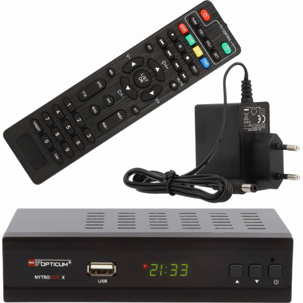 Opticum TV tuner DVB-T2/C přijímač Opticum Red Nytrobox X...