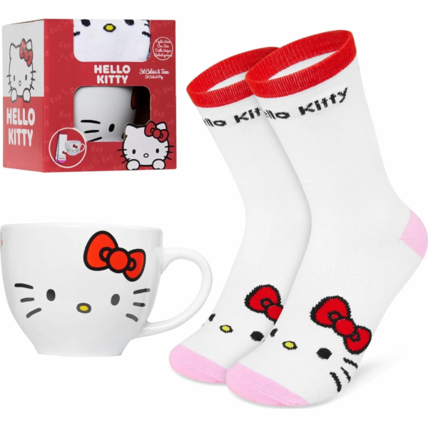 Coriex Dárková sada Coriex Hello Kitty - hrnek s ponožkam...