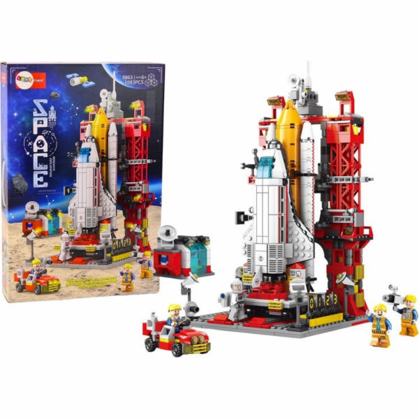 LeanToys Kosmická loď Kosmická startovací platforma 1083 ...
