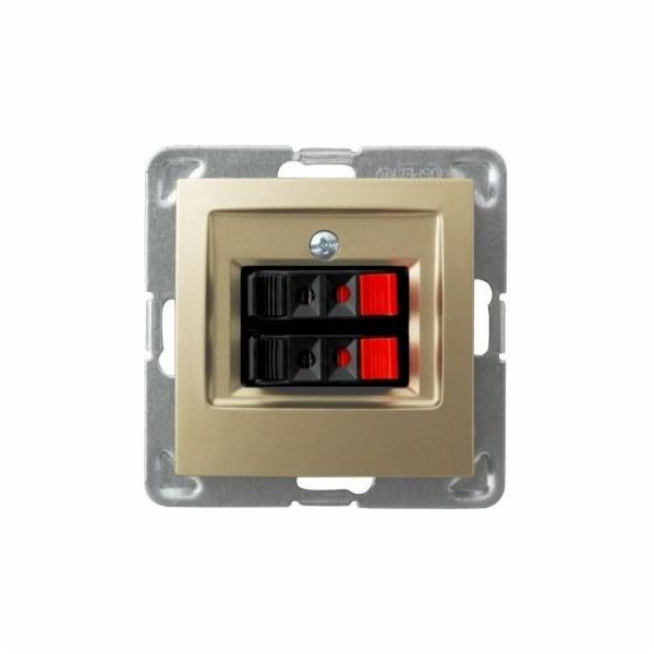 Ospel Speaker socket Impresja dvojitá zlatá metalíza (GG-...