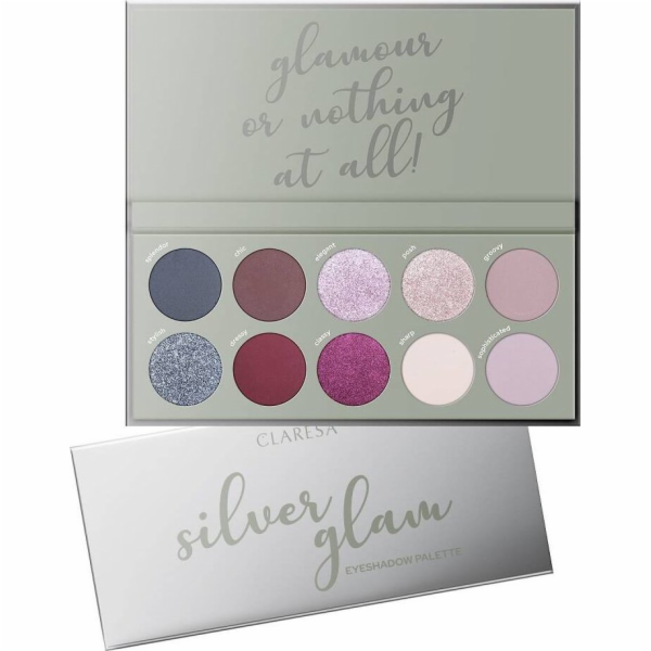 Claresa Paleta očních stínů Silver Glam 12g