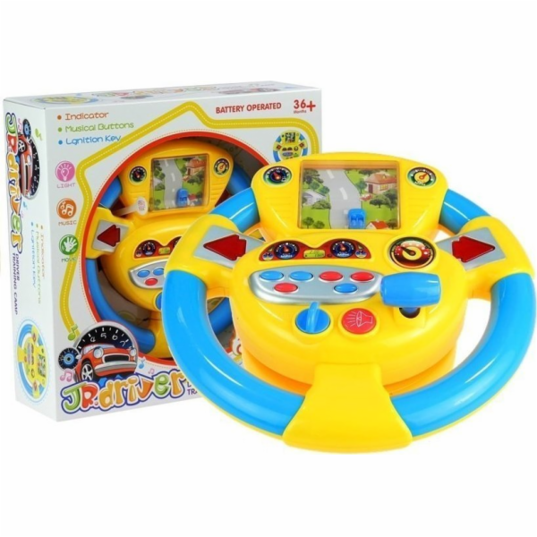 LeanToys Interaktivní volant pro dětské zvuky LEAN Toys