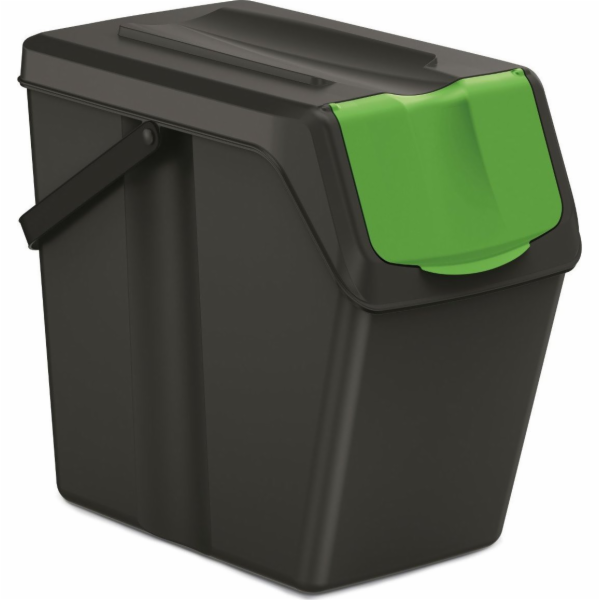 Prosperplast Odpadkový koš na třídění černý (225)