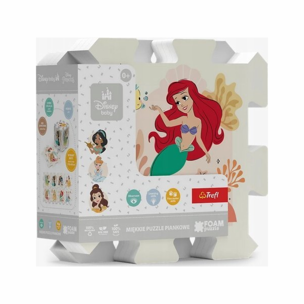 Trefl TREFL puzzle pěnové. Princezny 2023 61605
