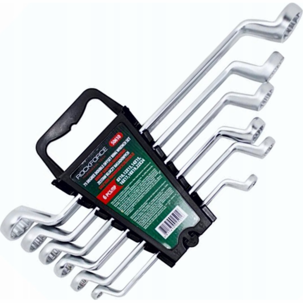 Rockforce Sada očkových klíčů 6 kusů, 8-24 mm CrV