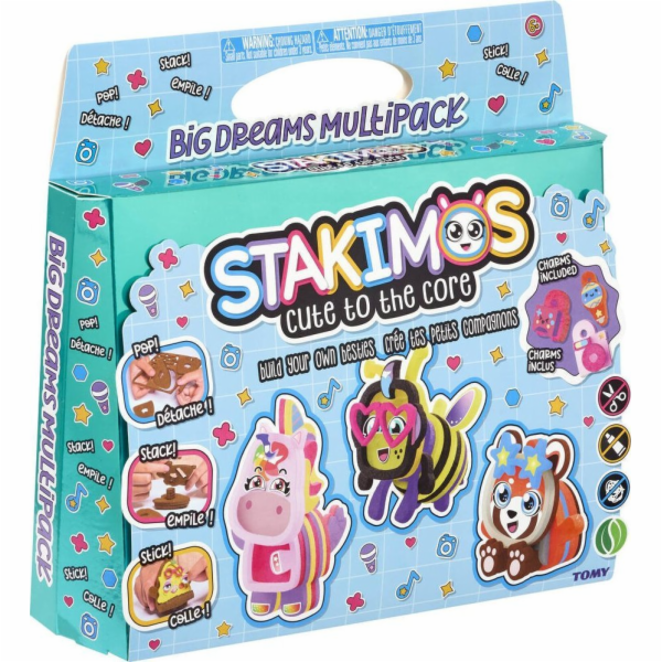 Tomy TOMY STAKIMOS 3balení Big Dreams Friends E73626 /4