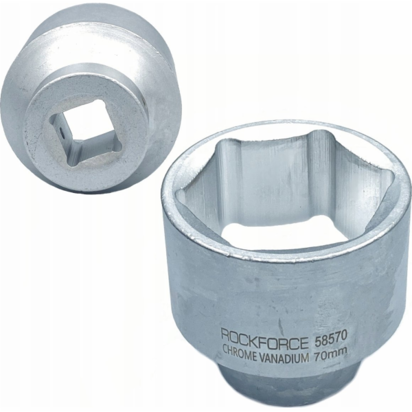 Rockforce Nástrčná klíč 70 mm, 1, 6hranná