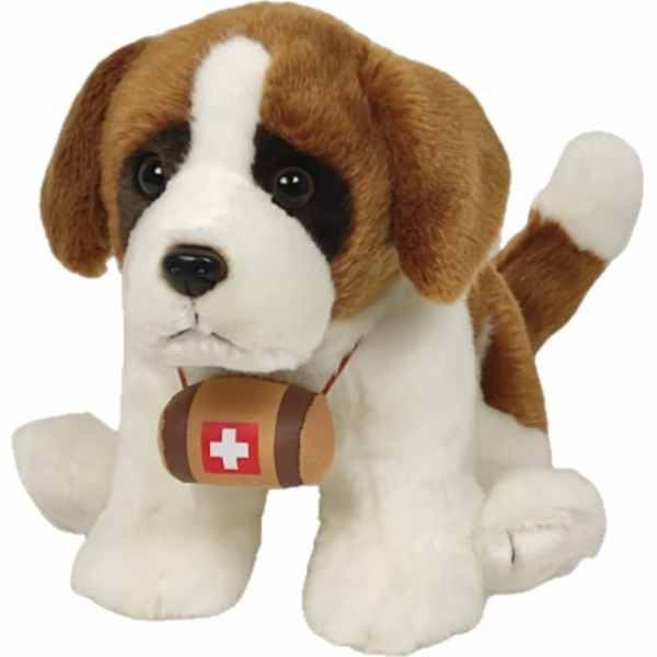 Dubi Plyšový maskot psa sv. Bernarda s hlavičkou, 25 cm, ...