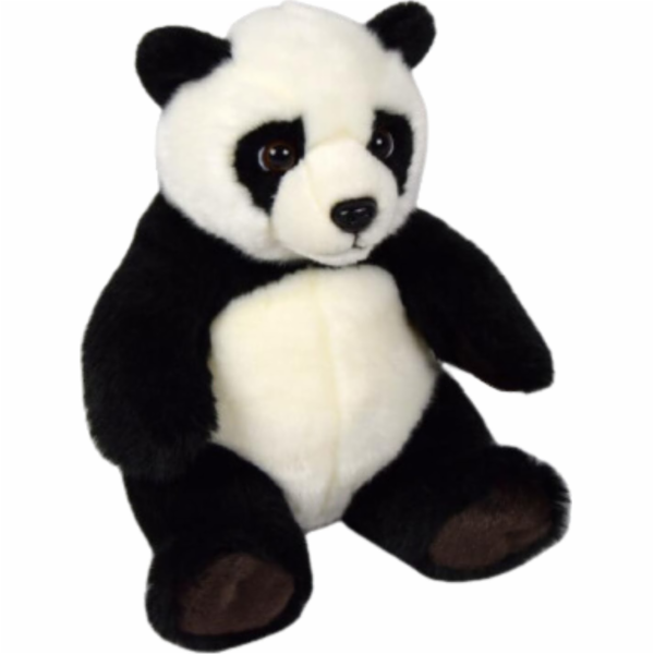 Dubi Plyšový maskot panda s motivem medvídka 28 cm, černo...