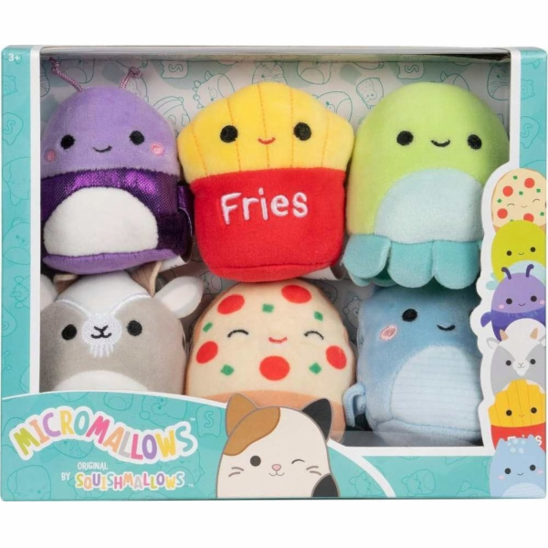 Orbico *****Squishmallows 6cm plyšové figurky 6 kusů 0008...