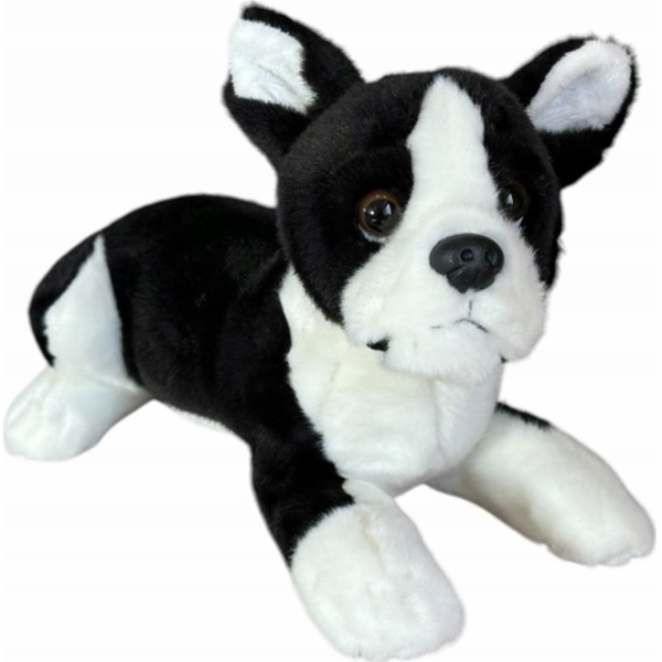 Dubi Bostonský teriér Pes ležící 28 cm 32164