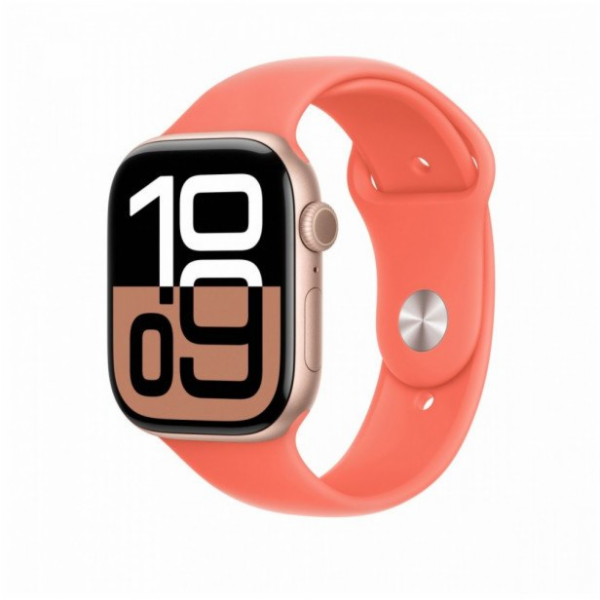 Apple 46mm mandarinkový sportovní řemínek – S/M