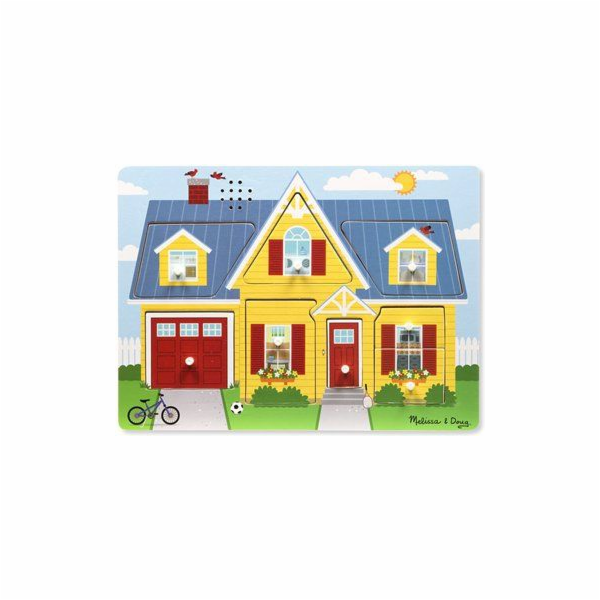 Melissa & Doug Puzzle se zvukem - Po domě (10734)