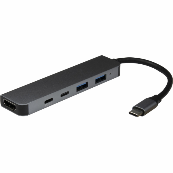 Inter-Tech Dokovací stanice Argus 5v1 USB-C