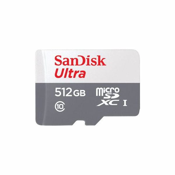 Sandisk MicroSDXC karta 512GB Ultra (100MB/s, Class 10 UH...