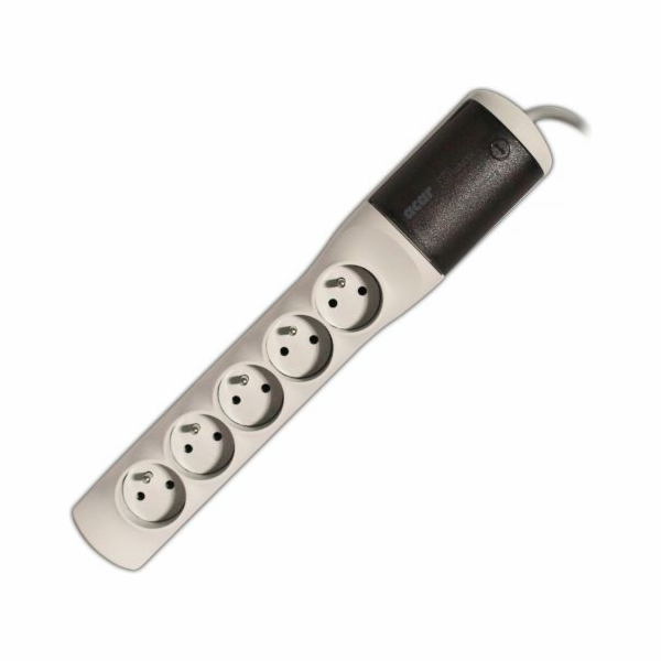 Acar Prodlužovací kabel do auta 5 zásuvek 5 m šedý (XPROS...