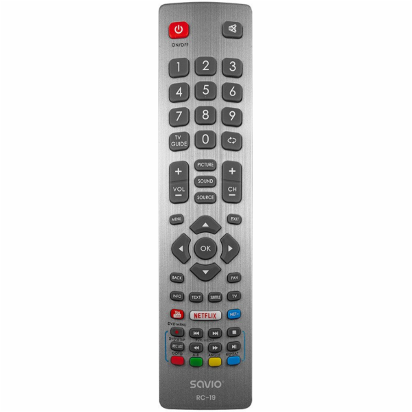SAVIO RC-19 Univerzální/dálkový ovladač pro TV SHARP – SM...