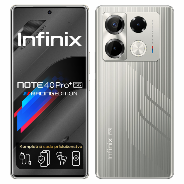 Infinix Note 40 Pro+ 5G 12/256GB Racing Gray, EU